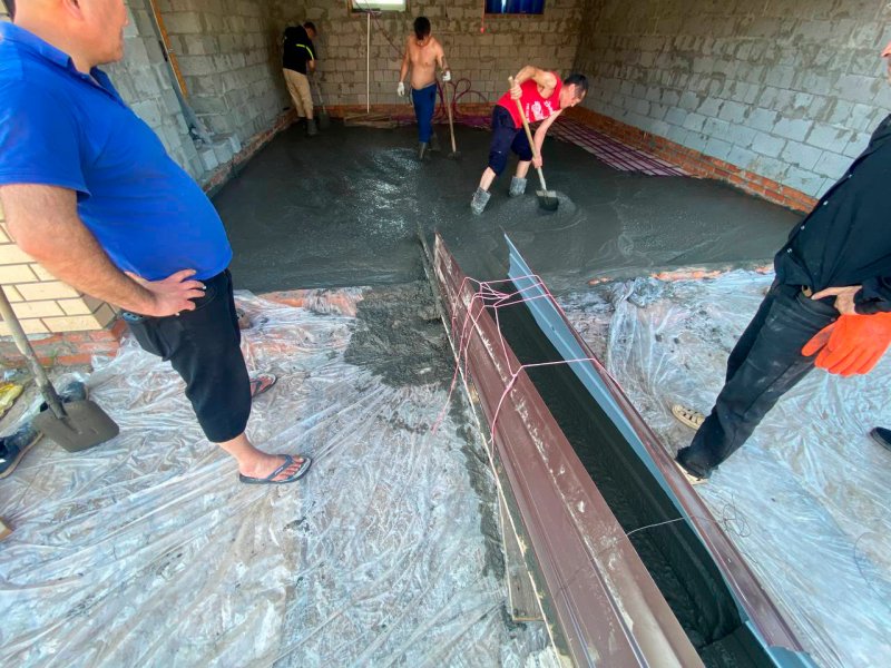 Заливка бетона под гараж в Уфе